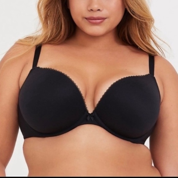 NWT Torrid Curve Plunge Bra Black Sz 40DDD - Picture 11 of 11